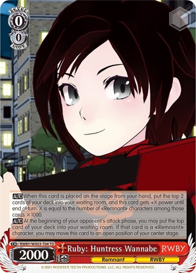 Ruby: Huntress Wannabe