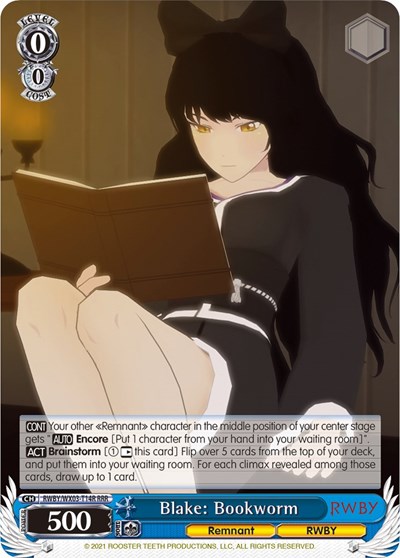 Blake: Bookworm (RRR)