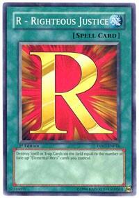R - Righteous Justice
