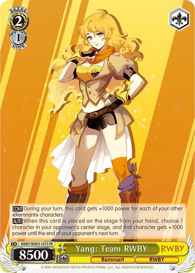 Yang: Team RWBY (Alternate Art)