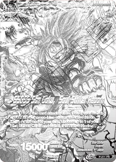 Super Saiyan God Son Goku // SSGSS Son Goku, Soul Striker Reborn (2021 World Championship) (Metal Silver Foil)