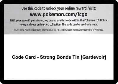 Code Card - Strong Bonds Tin [Gardevoir]