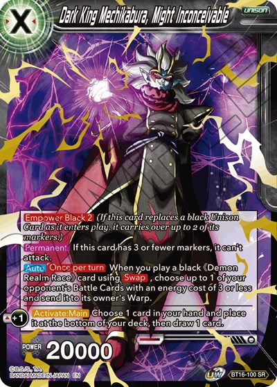 Dark King Mechikabura, Might Inconceivable
