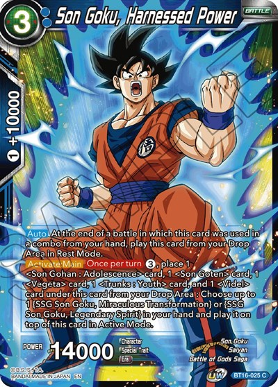 Son Goku, Harnessed Power