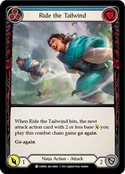 Ride the Tailwind (Blue)