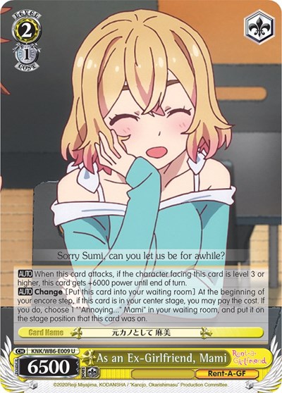 As an Ex-Girlfriend, Mami