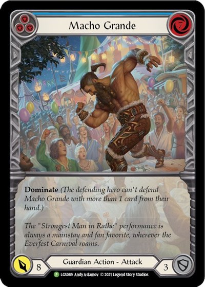 Macho Grande (Blue) - LGS089
