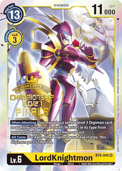 LordKnightmon (2021 Championship Finals Event Pack Alt-Art Gold Stamp Set)
