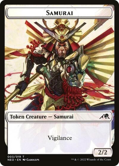 Samurai (003) // Pilot (001) Double-sided Token