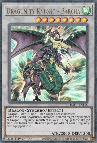 Dragunity Knight - Barcha (Duel Terminal)