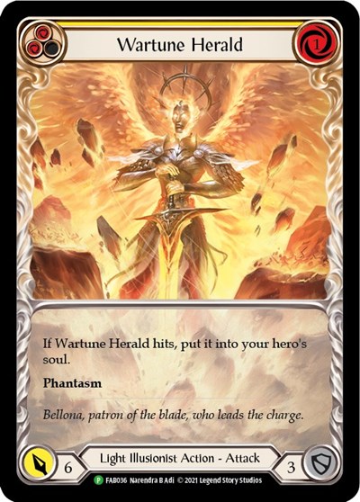 Wartune Herald (Yellow) (Extended Art) -  FAB036