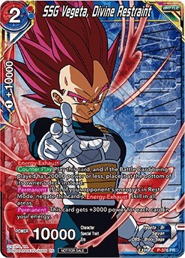 SSG Vegeta, Divine Restraint (Tournament Pack Vol. 7) (Winner)