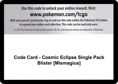 Code Card - Cosmic Eclipse Single Pack Blister [Mismagius]
