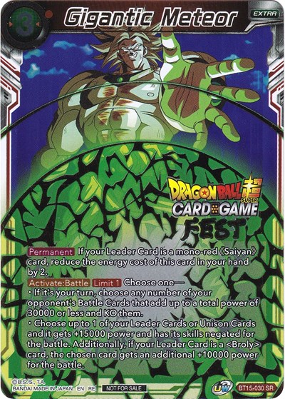 Gigantic Meteor (Card Game Fest 2022)