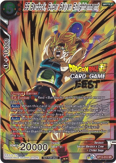 SS Bardock, Super Saiyan Enlightenment (Card Game Fest 2022)