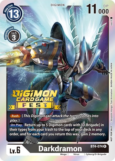 Darkdramon (Digimon Card Game Fest 2022)