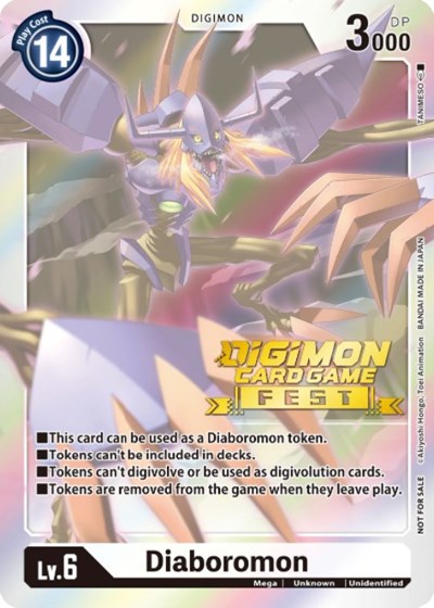 Diaboromon Token (Digimon Card Game Fest 2022)