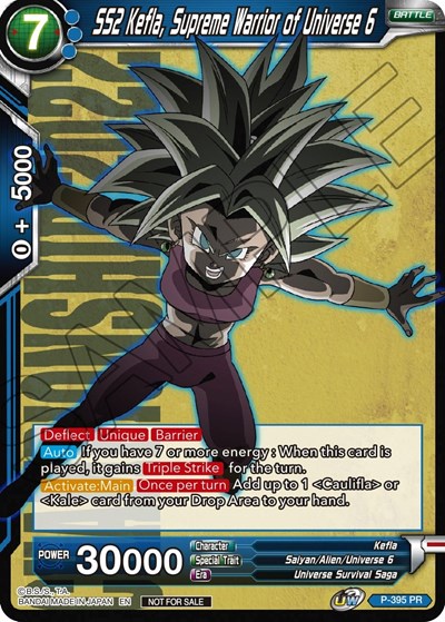 SS2 Kefla, Supreme Warrior of Universe 6 (Championship Pack 2022 Vol.1)