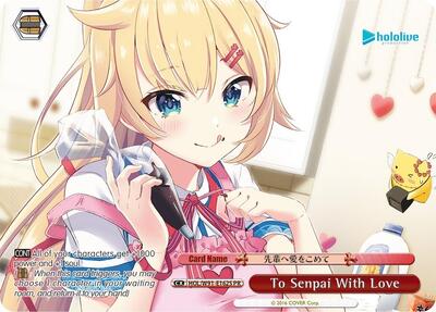 To Senpai With Love (PR Foil)