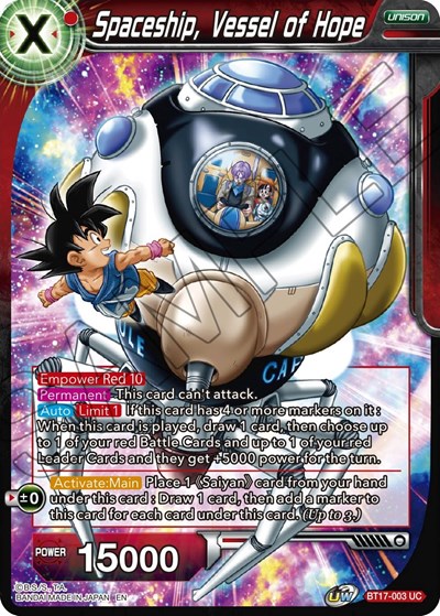Spaceship, Vessel of Hope
