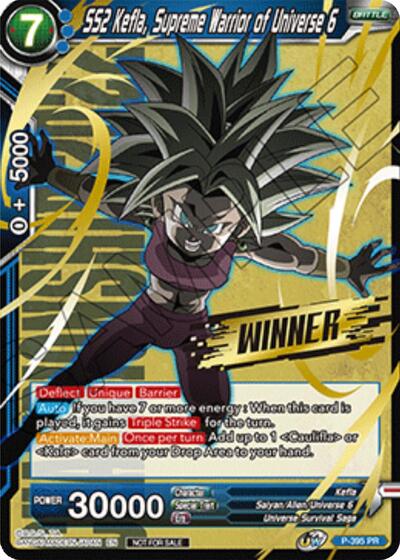 SS2 Kefla, Supreme Warrior of Universe 6 (Winner Stamped) (Championship Pack 2022 Vol.1)