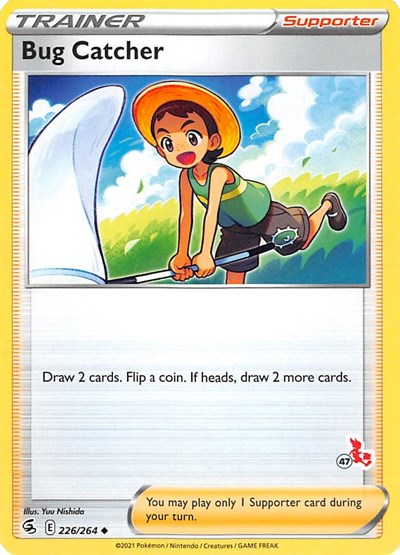 Bug Catcher - 226/264 (#47 Cinderace Stamped)