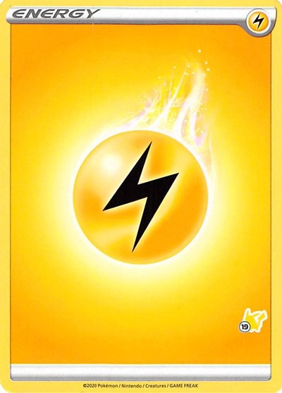 Lightning Energy (#19 Pikachu Stamped)