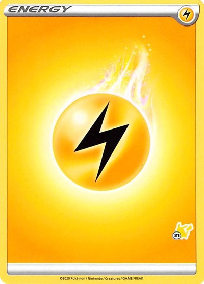Lightning Energy (#21 Pikachu Stamped)