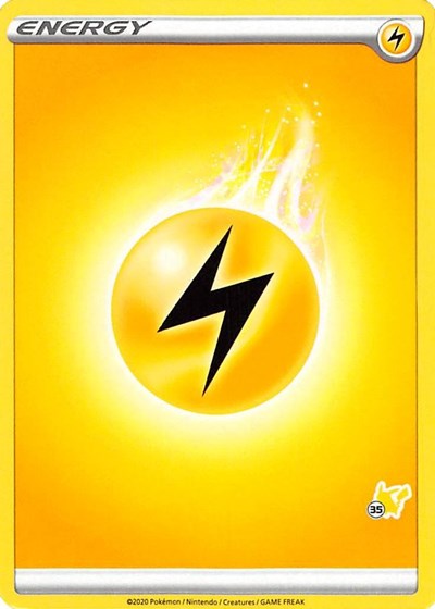Lightning Energy (#35 Pikachu Stamped)