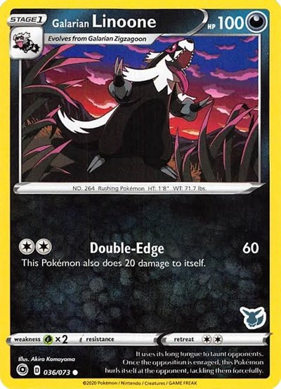 Galarian Linoone - 036/073 (Eevee Stamped)