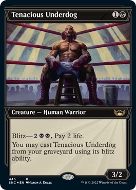 Tenacious Underdog (Showcase) (Foil Etched)