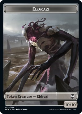 Eldrazi // Human Soldier Double-Sided Token