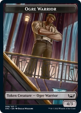 Ogre Warrior // Copy Double-Sided Token