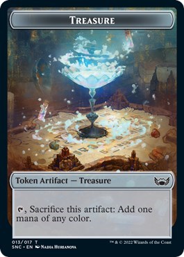 Treasure (013) // Wizard Double-Sided Token