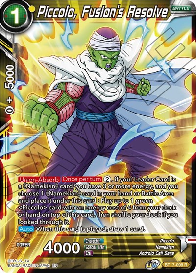 Piccolo, Fusion's Resolve