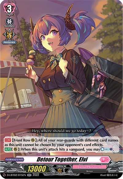 Detour Together, Elvi