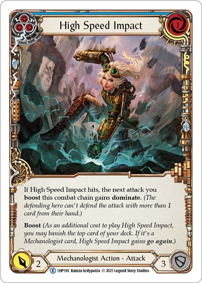High Speed Impact (Blue)