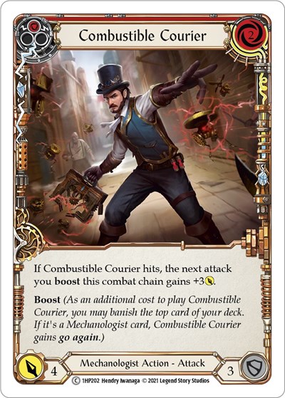 Combustible Courier (Red)