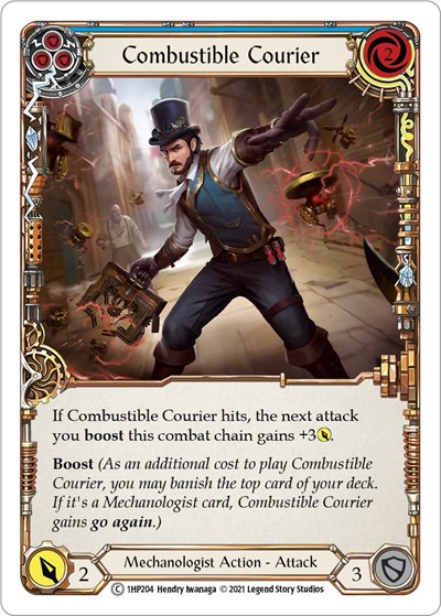 Combustible Courier (Blue)
