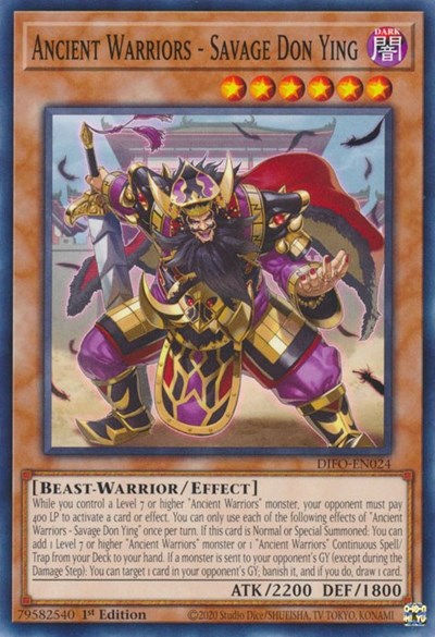Ancient Warriors - Savage Don Ying