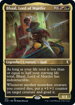Bhaal, Lord of Murder (Foil Etched)