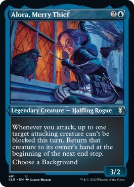 Alora, Merry Thief (Foil Etched)