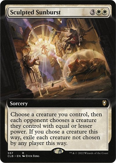 Sculpted Sunburst (Extended Art)