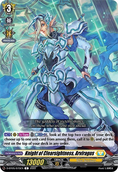 Knight of Clearsightness, Arviragus
