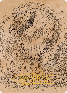 Nemesis Phoenix Art Card (Gold-Stamped Signature)