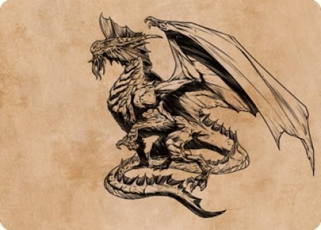 Ancient Silver Dragon Art Card (47/81)