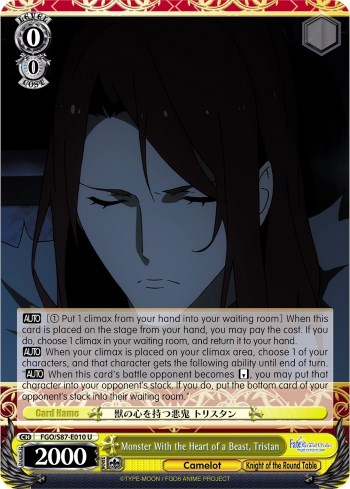 Monster With the Heart of a Beast, Tristan