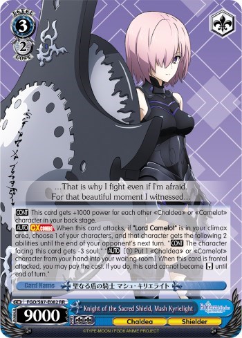 Knight of the Sacred Shield, Mash Kyrielight