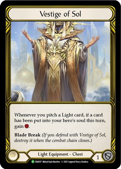 Vestige of Sol (Golden) - FAB017