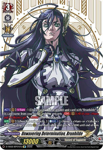 Unwavering Determination, Brunhilde (SP)